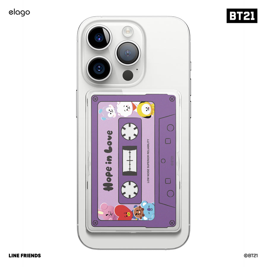 BT21 | elago Hope in Love MagSafe Card Wallet