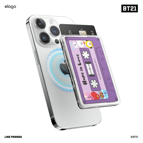 BT21 | elago Hope in Love MagSafe Card Wallet