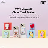 BT21 | elago Magnetic Clear Card Pocket DDP