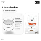 BT21 | elago Magnetic Clear Card Pocket DDP