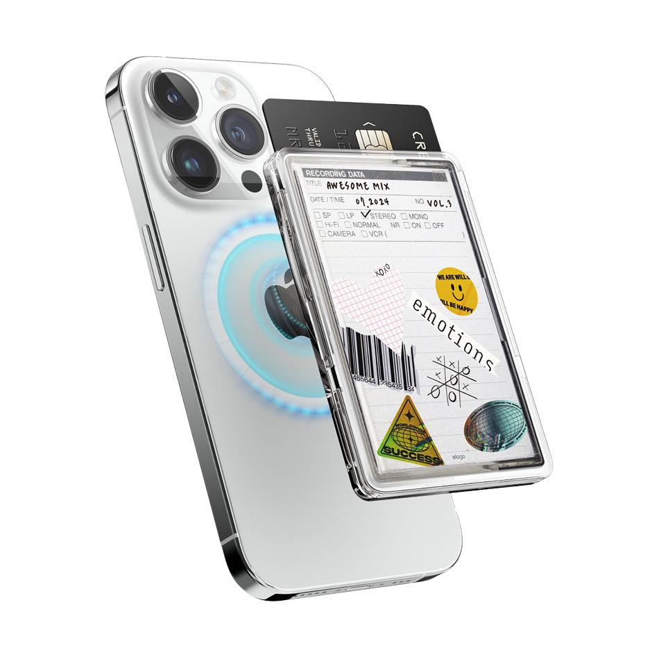 Music & iPod Magnetic Hybrid Card Holder [2 Styles]