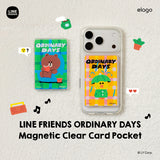 LINE FRIENDS | Retro & Ordinary Days Magnetic Card Pocket [3 Styles]