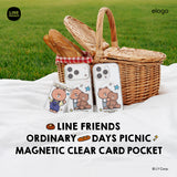 LINE FRIENDS | Retro & Ordinary Days Magnetic Card Pocket [3 Styles]