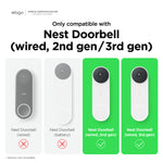 Wall Plate for Nest Hello Doorbell [4 Colors Wall Plate for Nest Hello Doorbell [4 Colors
