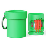 Green Pipe Game Case Keyring