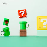 Green Pipe Game Case Keyring