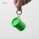 Green Pipe Game Case Keyring
