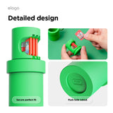 Green Pipe Game Case Keyring