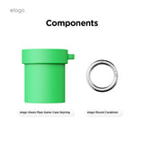 Green Pipe Game Case Keyring