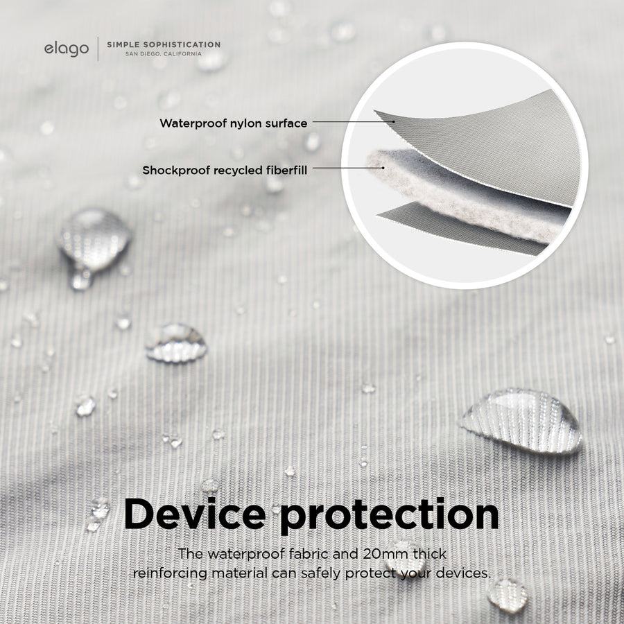 Tablet and Laptop Sleeve with Velcro Pouch