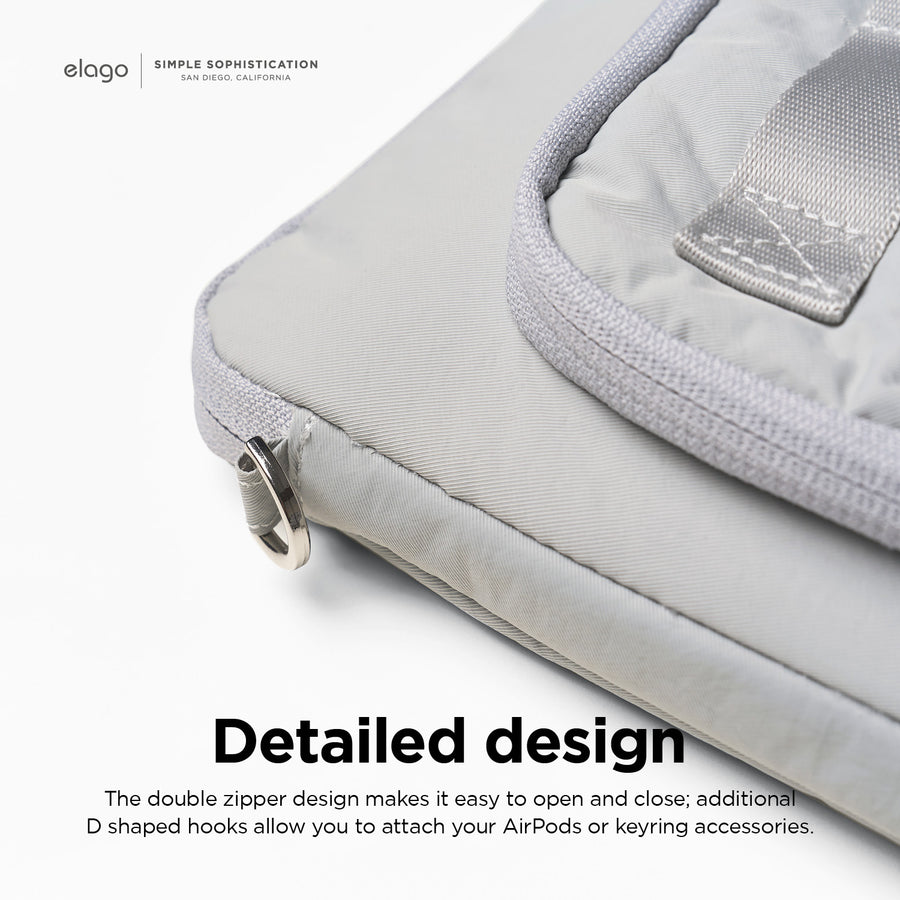 Tablet and Laptop Sleeve with Velcro Pouch - elago