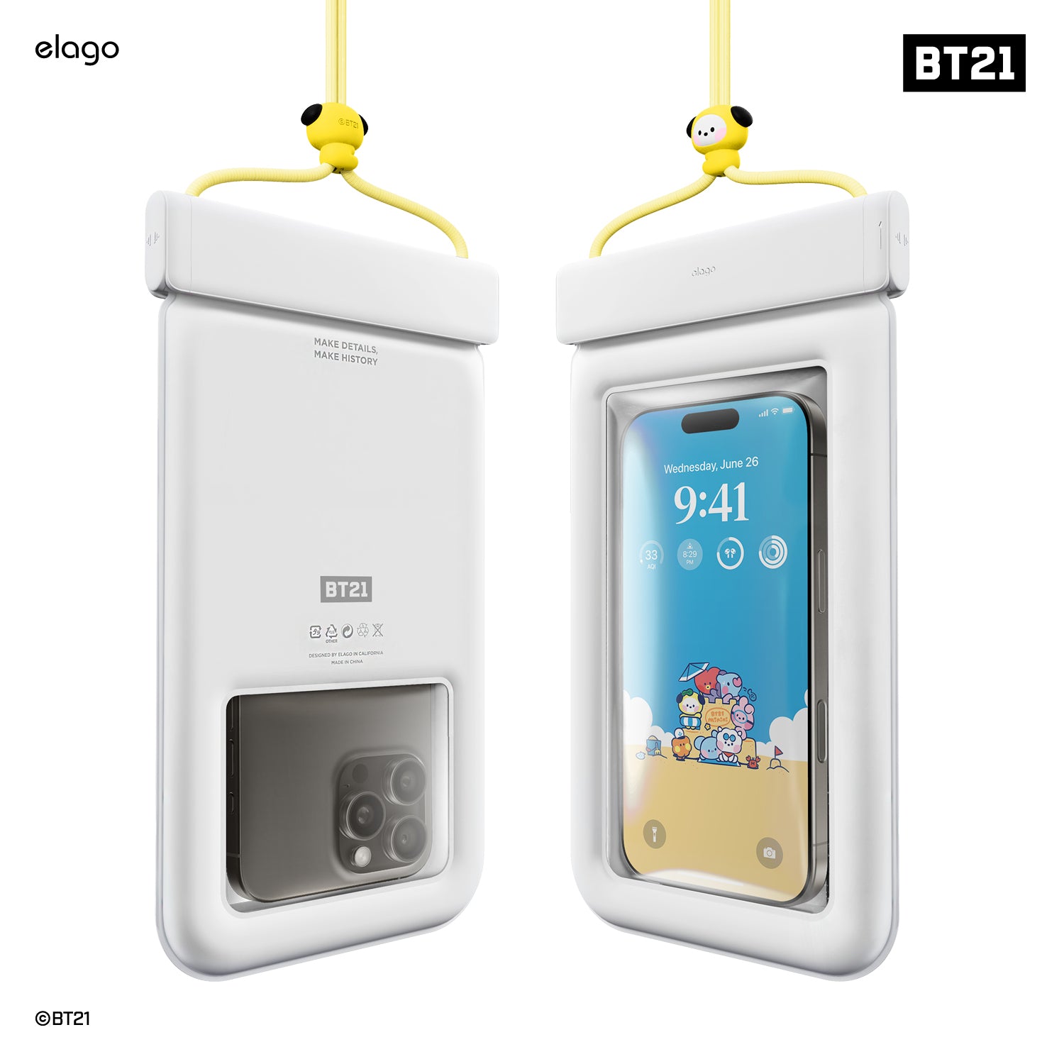 BT21 | elago Waterproof Pouch [7 Styles]