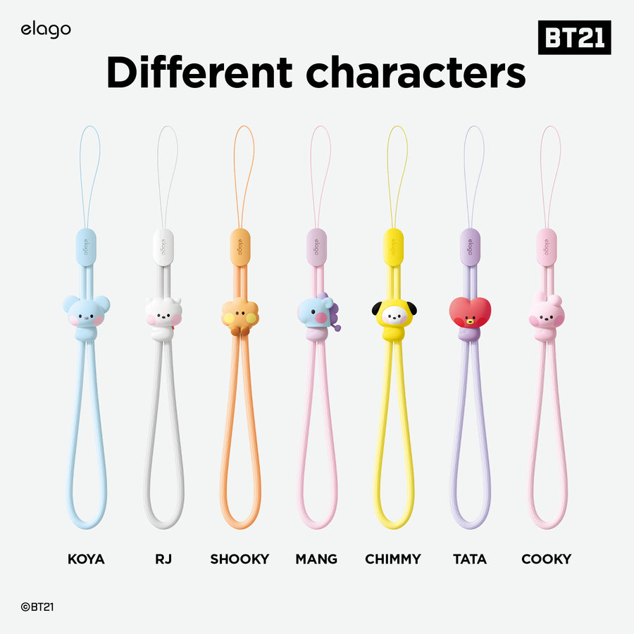 BT21 | elago Lanyard Wrist Strap [7 Styles]