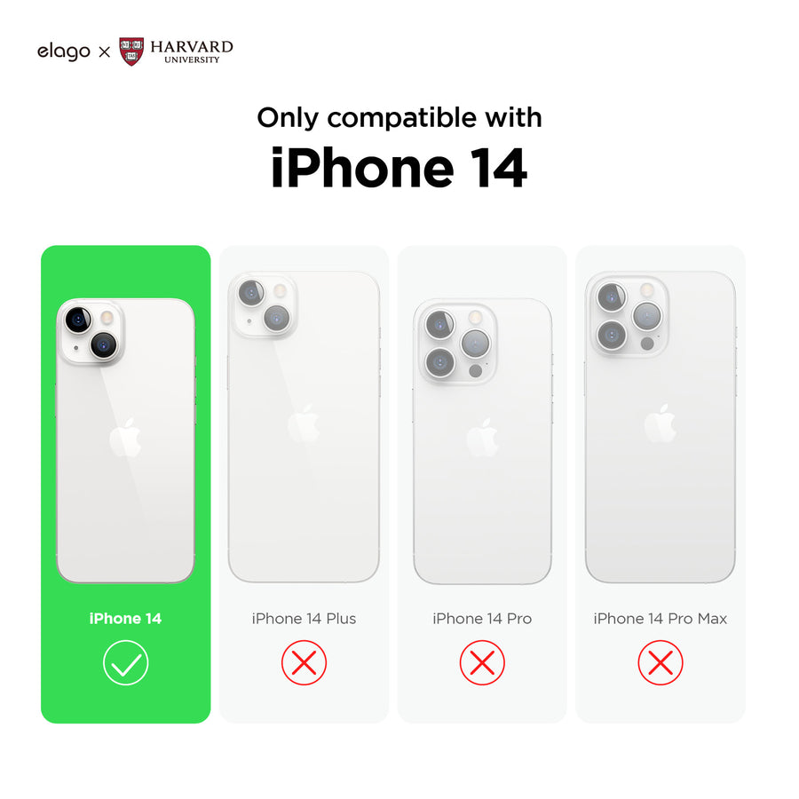 elago X Harvard Case for iPhone 14 [2 Styles]