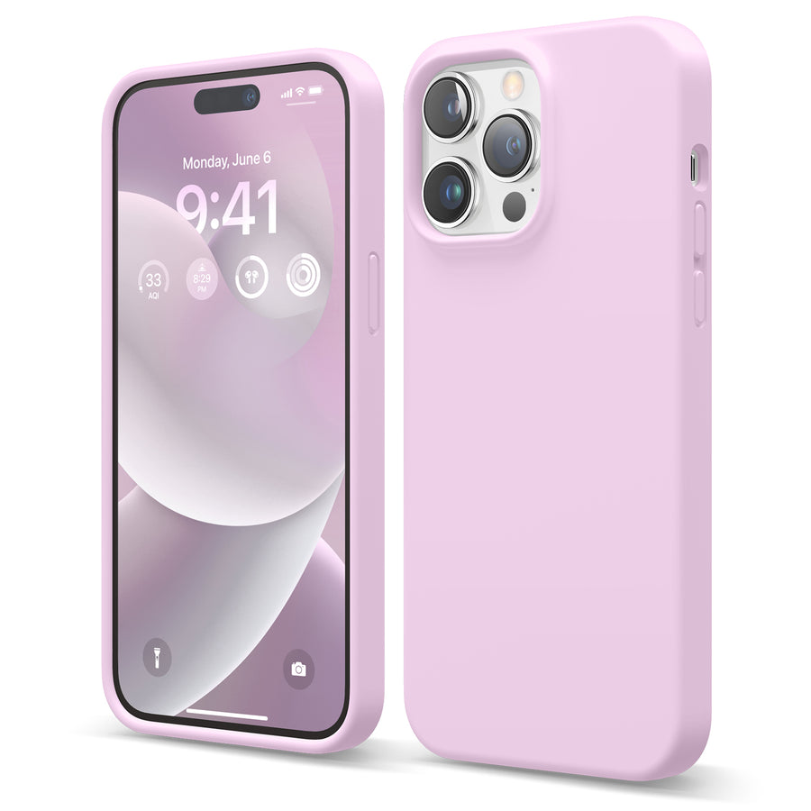 FUNDA CASE DE SILICONA PARA IPHONE 14 PRO MAX - Rosa arena — Cover