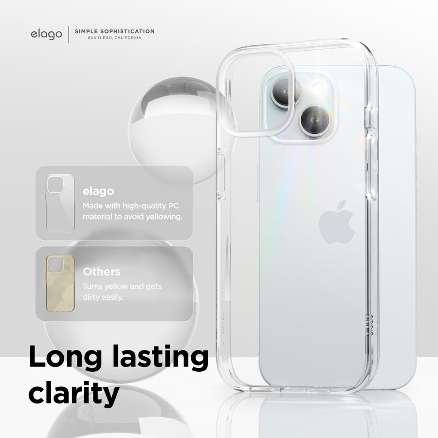 Hybrid Clear Case for iPhone 15
