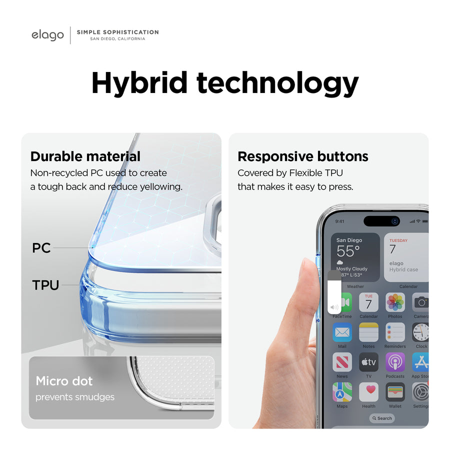 Near & Dear monthly elago Hybrid case for iPhone 15