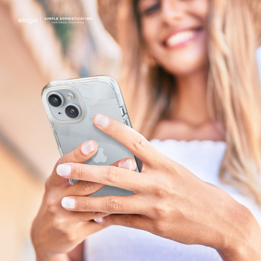 Hybrid Clear Case for iPhone 15 Plus