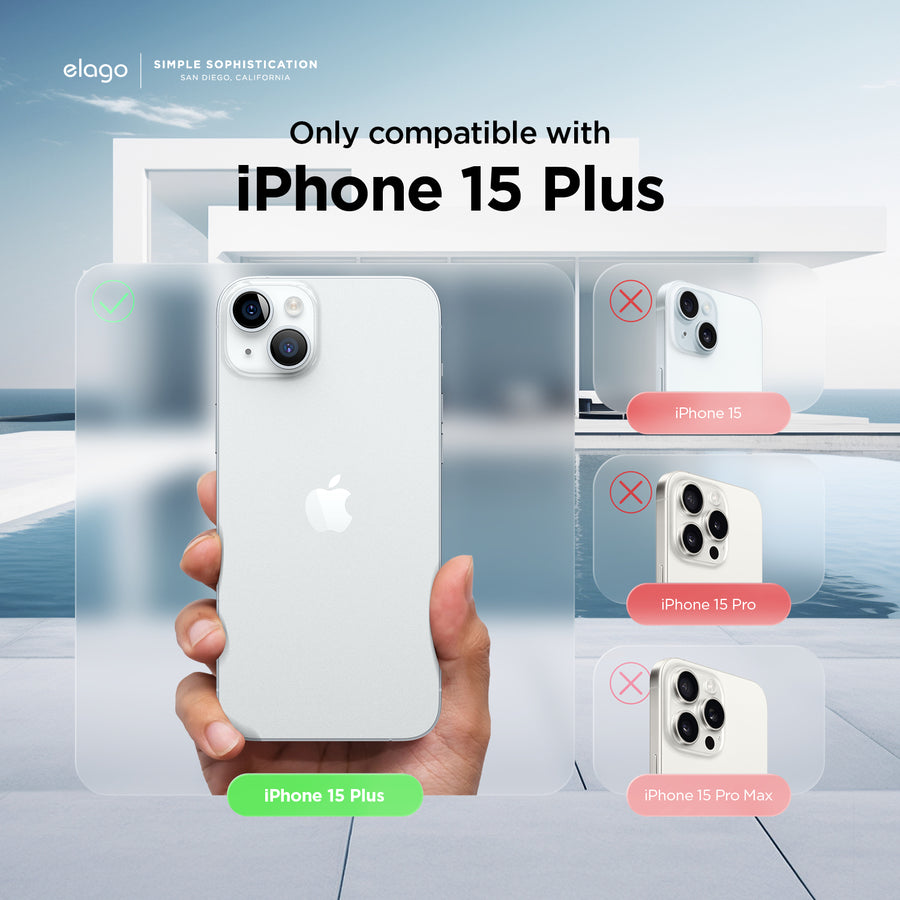 Hybrid Clear Case for iPhone 15 Plus