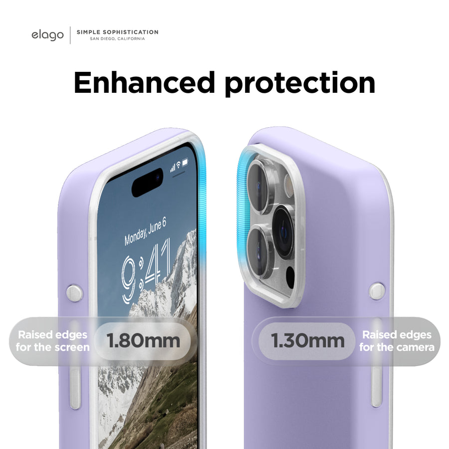 elago Magnetic Silicone Case Compatible with iPhone 12 Pro Max 6.7 inch - Built-in Magnets, Compatible with MagSafe Accessories (White)