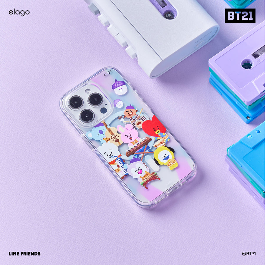 BT21 | elago Hope in Love Hybrid Case for iPhone 15 Pro Max