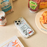 BT21 elago RJ FOODIE MagSafe Hybrid Case for iPhone 15 Pro Max