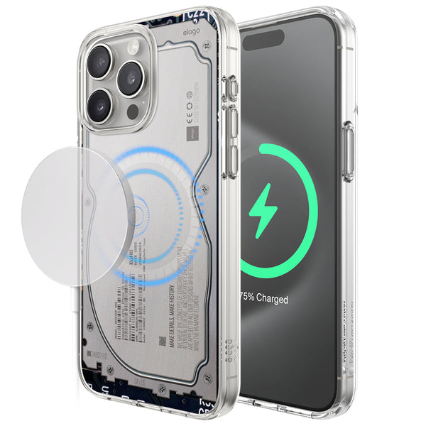 Hard Disk Drive Monthly elago Case for iPhone 15 Pro Max