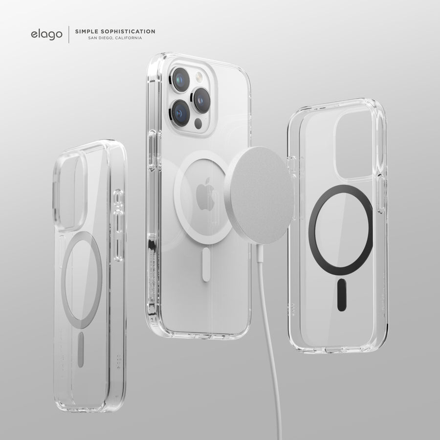 MagSafe Hybrid Clear Case for iPhone 15 Pro [3 Colors]