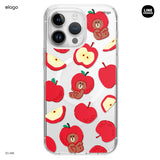 LINE FRIENDS | elago B&F Fruit Shop MagSafe Hybrid Case for iPhone 15 Pro Max