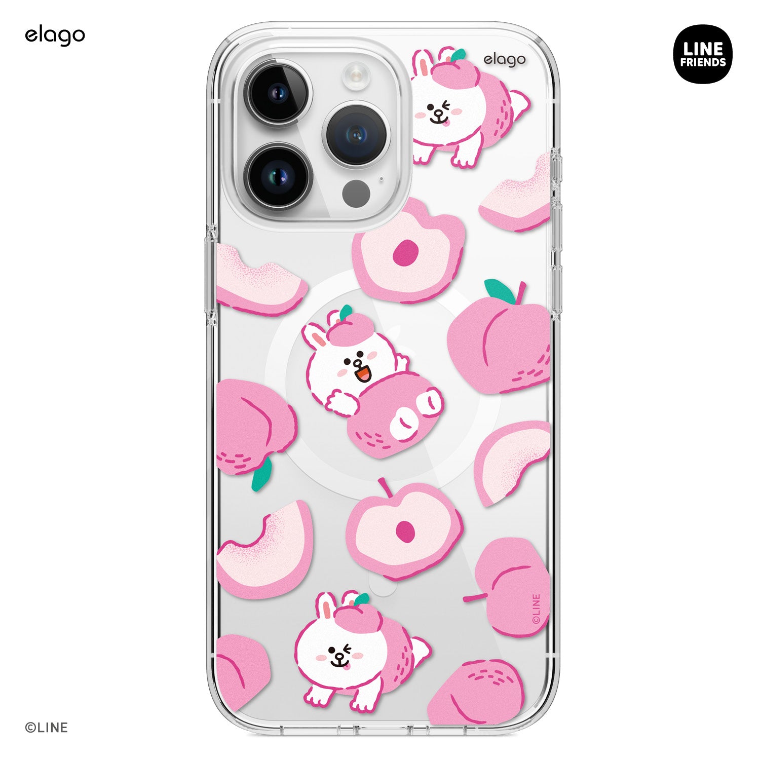 LINE FRIENDS | elago B&F Fruit Shop MagSafe Hybrid Case [3 Styles]