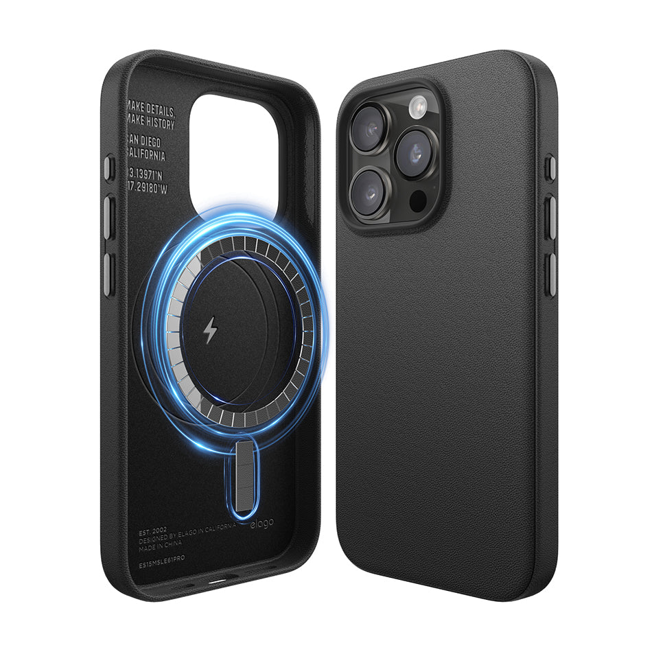 MagSafe Leather Case for iPhone 15 Pro