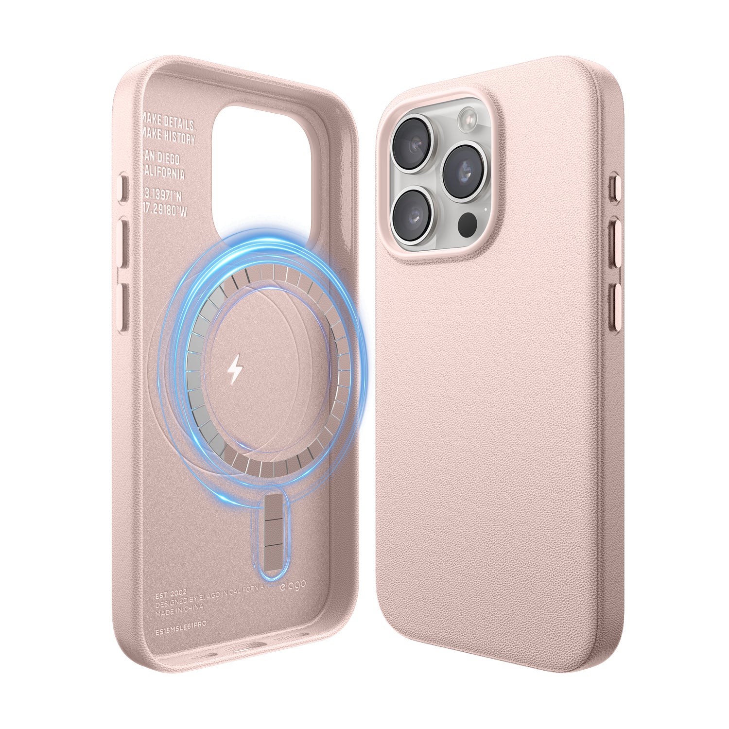 MagSafe Leather Case for iPhone 15 Pro