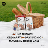 LINE FRIENDS | Retro Brown Collection MagSafe Hybrid Case