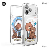 LINE FRIENDS | Retro Brown Collection MagSafe Hybrid Case