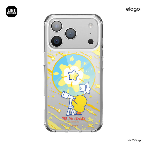 LINE FRIENDS | 2025 Yellow Sally MagSafe Hybrid Case for iPhone 17 Pro