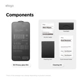 Privacy Glass+ Screen Protector [1 or 2Pcs]