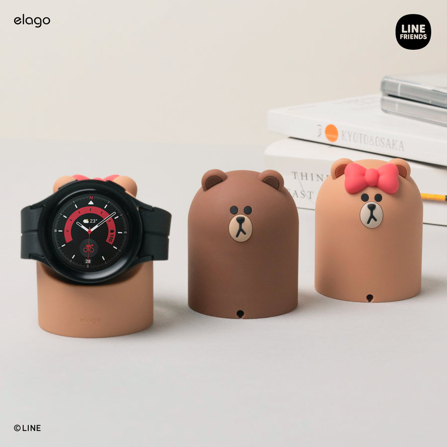 LINE FRIENDS | elago GW2 Stand for Galaxy Watch 5 [2 Colors]
