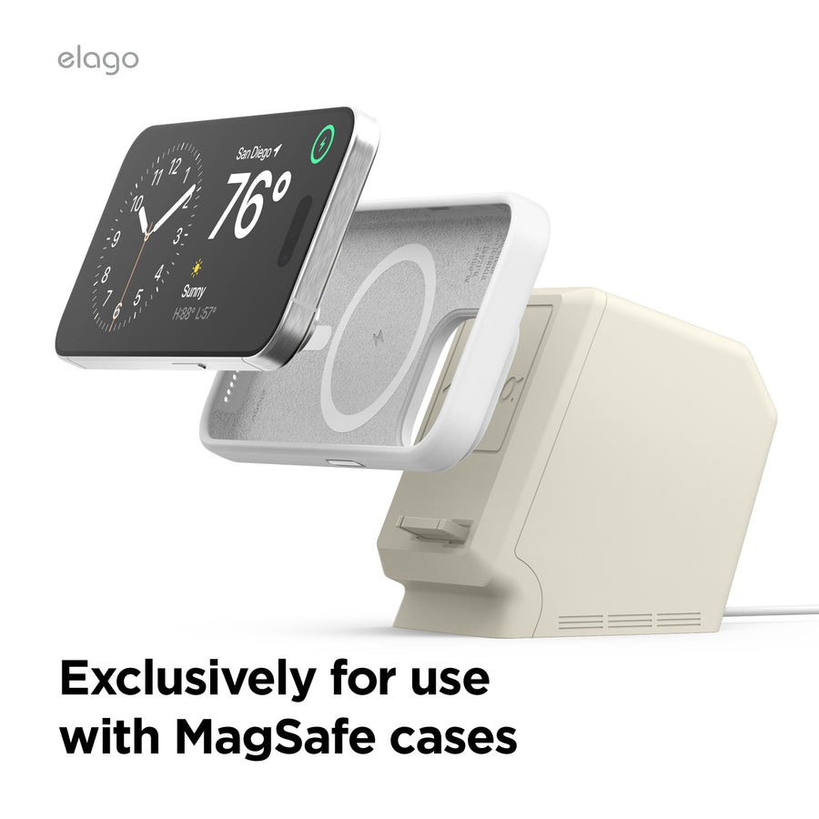 Shop MS3 Charging Stand for Apple Devices (MagSafe) – elago