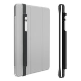 iPad case with Apple Pencil holder, featuring a sleek and durable design for securely storing Apple iPencil. Perfect holder for Apple Pencil with silicone material for enhanced grip.