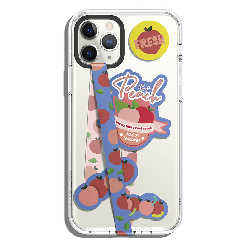 Phone Strap with Stickers [6 Colors]