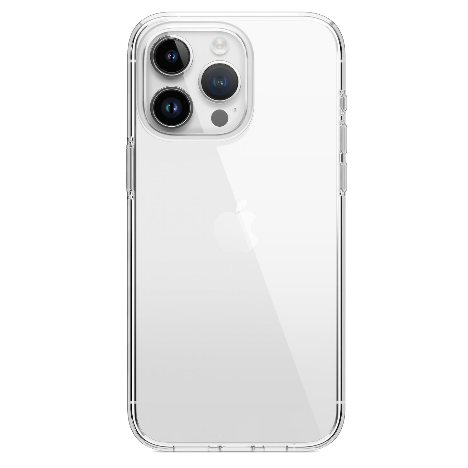 Premium iPhone 15 Pro Max clear case with sleek design. Full stainless steel brushed case for iPhone 15 Pro Max, offering durability and elegance.