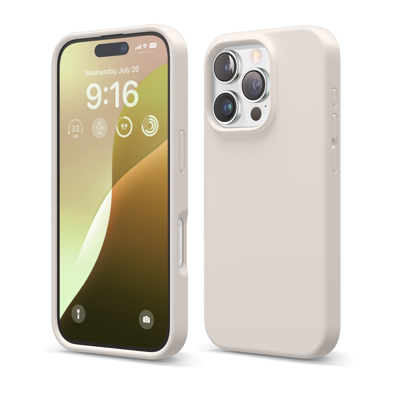 Premium iPhone 16 Pro cover in white, featuring a sleek and protective design. Ideal as a clear phone case for iPhone 16 Pro or a stylish cover for everyday use.
