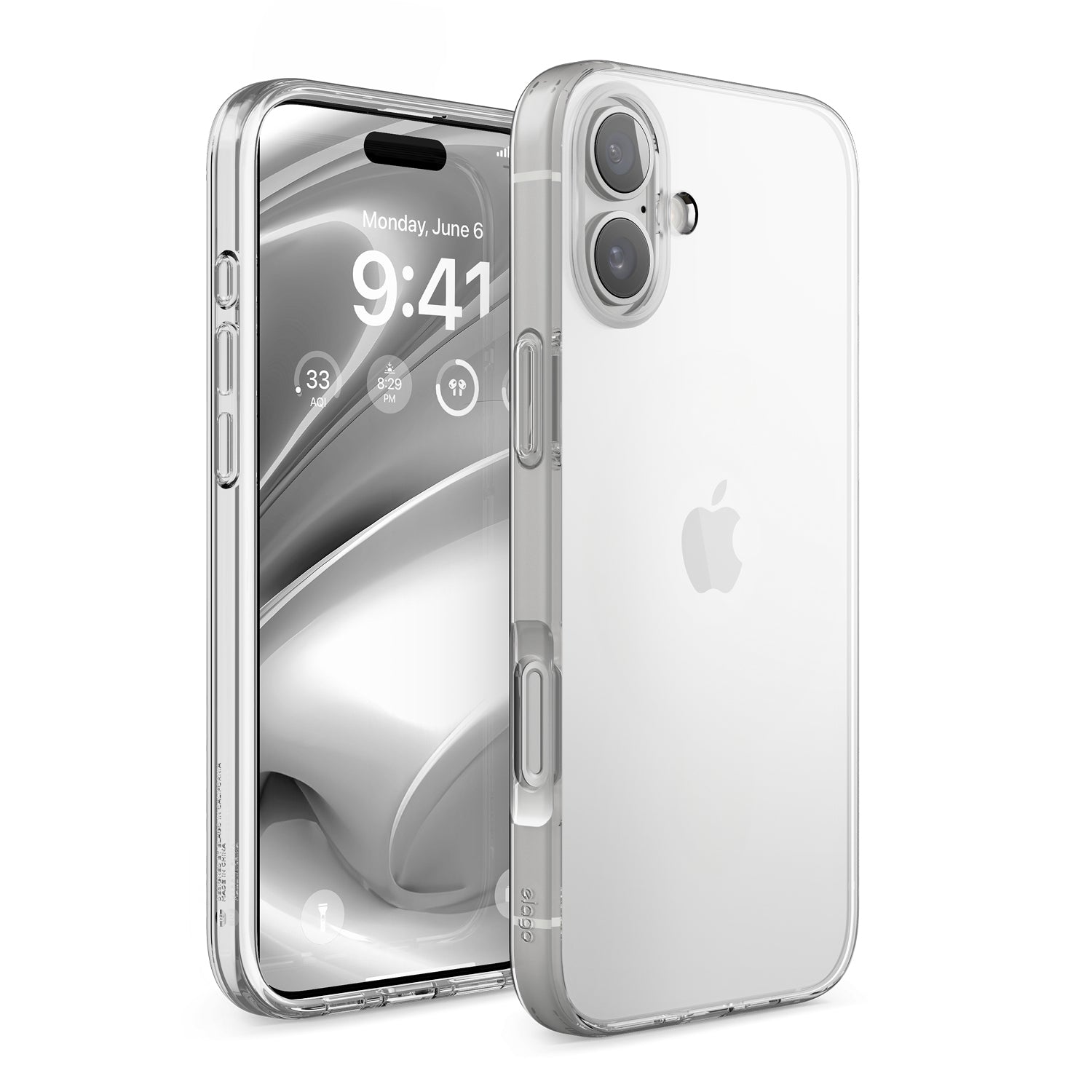 Premium hybrid clear case for iPhone 16 Plus with sleek design and excellent protection. Best buy iPhone 16 Plus case featuring durable silicone material, ideal for creating custom iPhone 16 phone case styles.