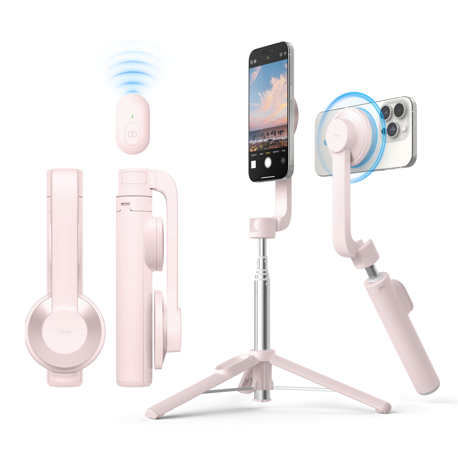 Golf selfie stick magnetic, offering stable and easy photo capture. Passenger peg selfie stick mount for secure mounting. Selfie stick for convenient use and hands-free shooting.