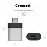 Mini Aluminum USB-C to USB 3.0 Female Mini Adapter [2 Sets] [2 Colors]