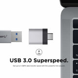 Mini Aluminum USB-C to USB 3.0 Female Mini Adapter [2 Sets] [2 Colors]