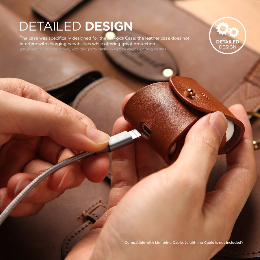 Leather Case for AirPods 1 & 2 [4 Colors]