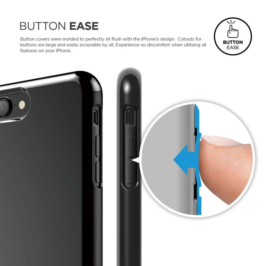 Glide Case for iPhone 7 Plus [Included Tempered Glass+ Screen Protector]