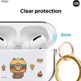 LINE FRIENDS | elago Burger Time Clear Case [4 Styles]