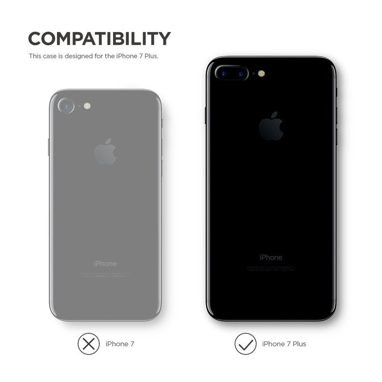 Glide Case for iPhone 7 Plus [Included Tempered Glass+ Screen Protector]